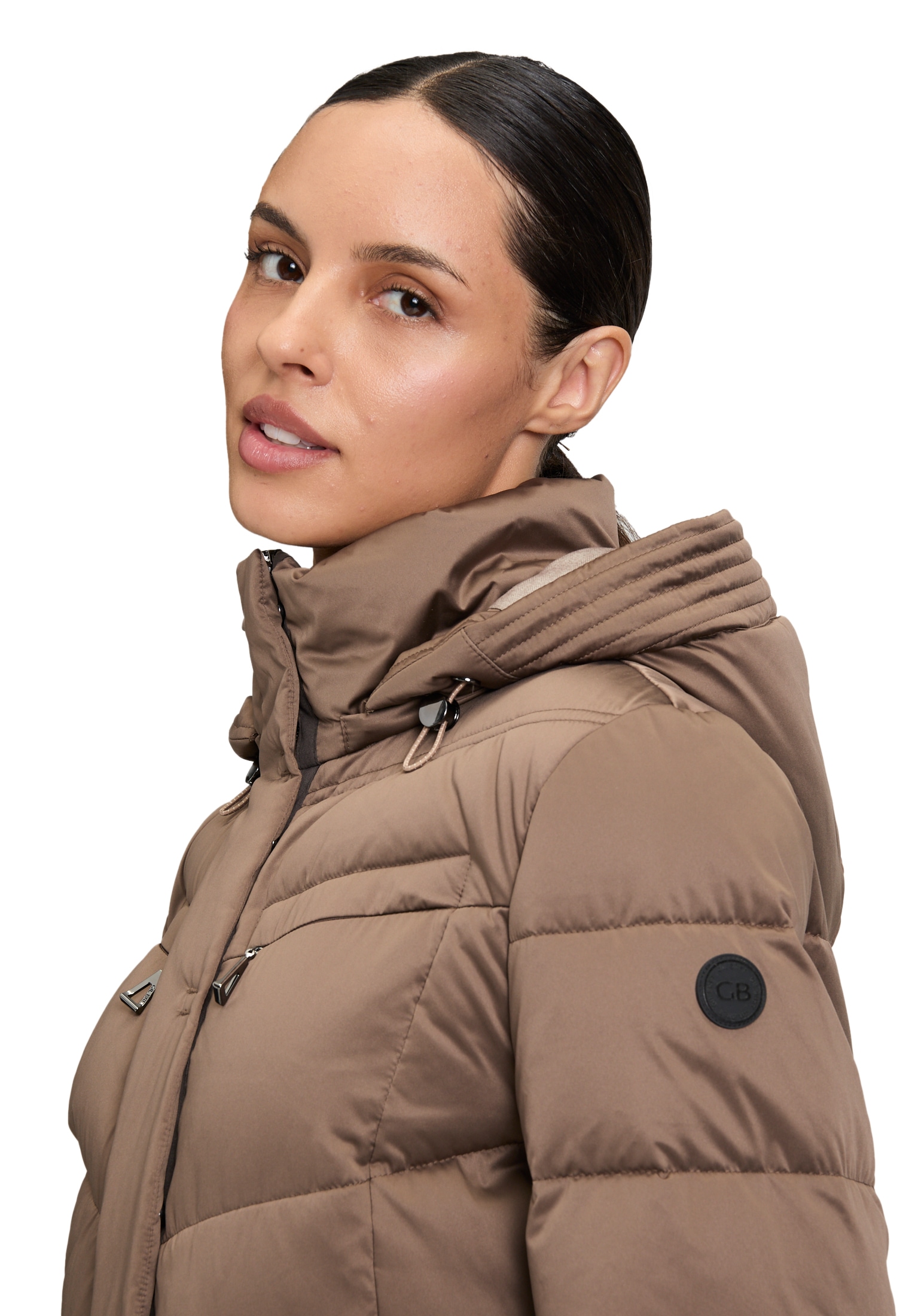 Gil Bret Steppjacke mit Kapuze mit Kapuze und seitlichem Reissverschluss