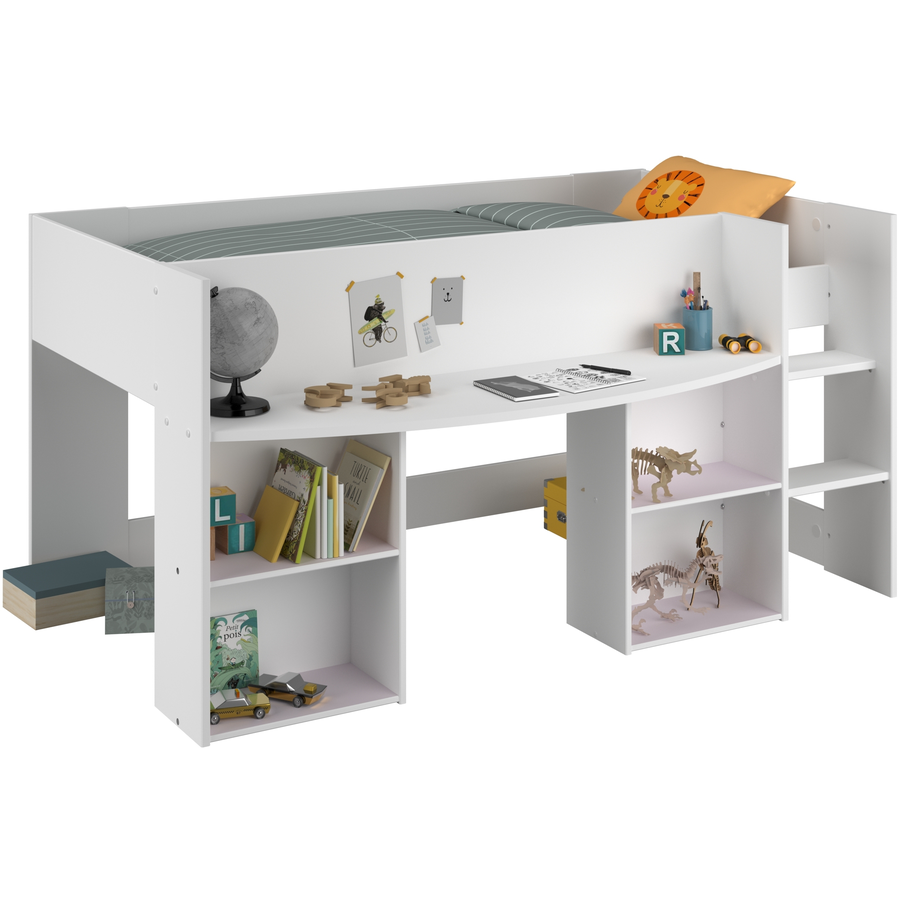 Parisot Kinder Hochbett Pirouette 1  Weiß Weiß