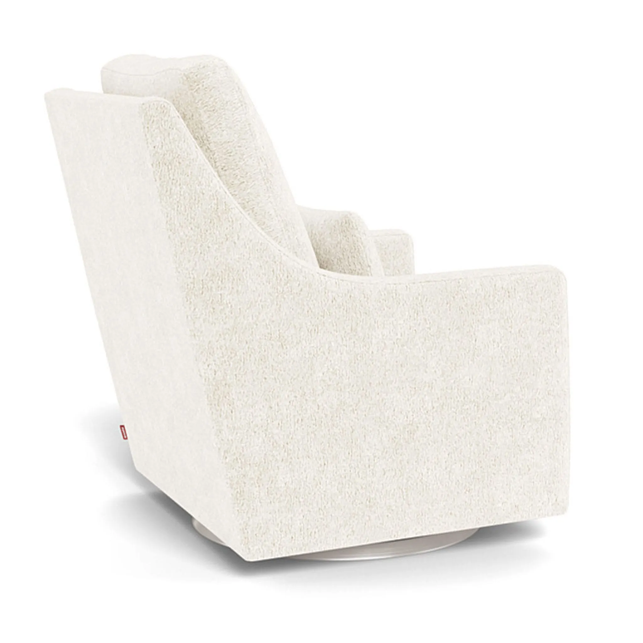 Monte Fauteuil Berçant et Pivotant Vera - Sherpa  Argent