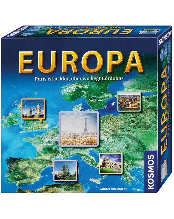 Brettspiel EUROPA – PARIS IST JA KLAR, ABER WO LIEGT CÓRDOBA?
