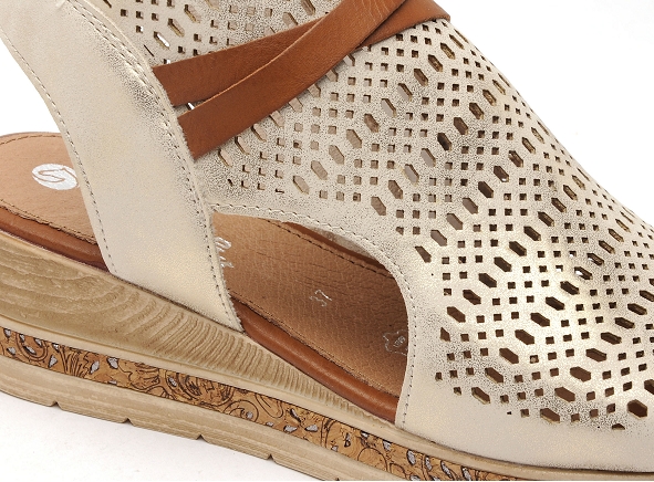Remonte nu pieds talons femme d3075 or