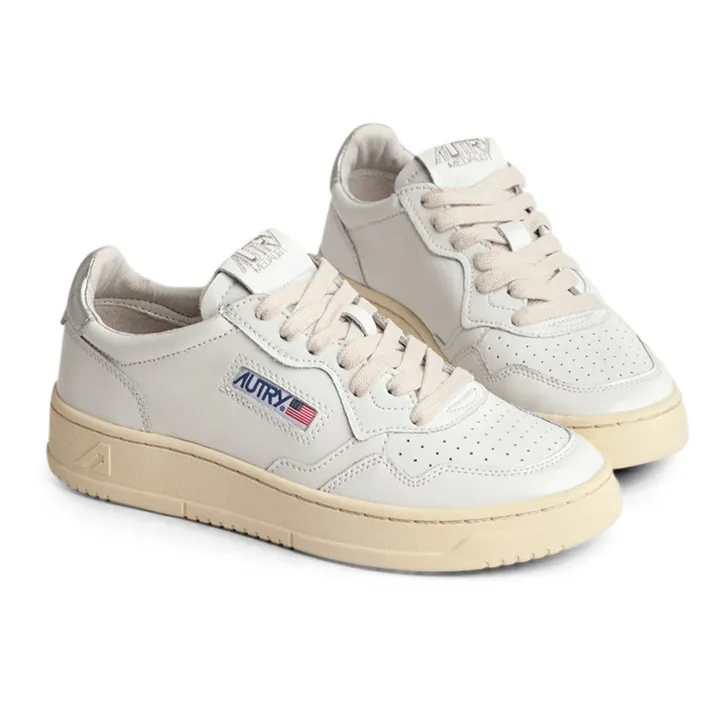 Autry Baskets Medalist Low Cuir | Doré
