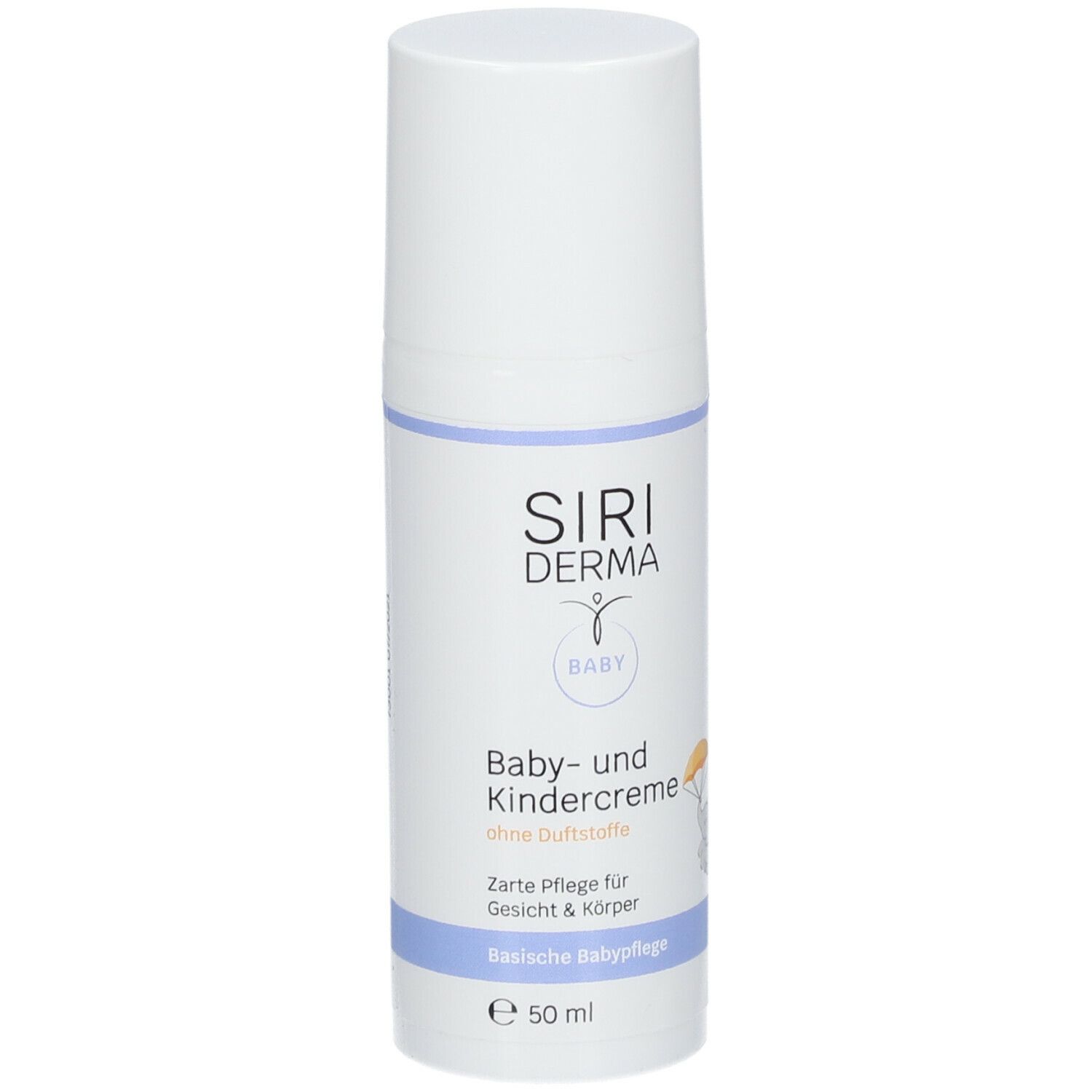 Siriderma Baby und Kindercreme ohne Duftstoffe-für die sensible, schuppende Baby- und Kinderhaut