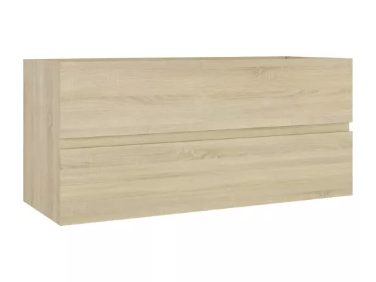 Armoire d'évier avec lavabo intégré Chêne sonoma Aggloméré