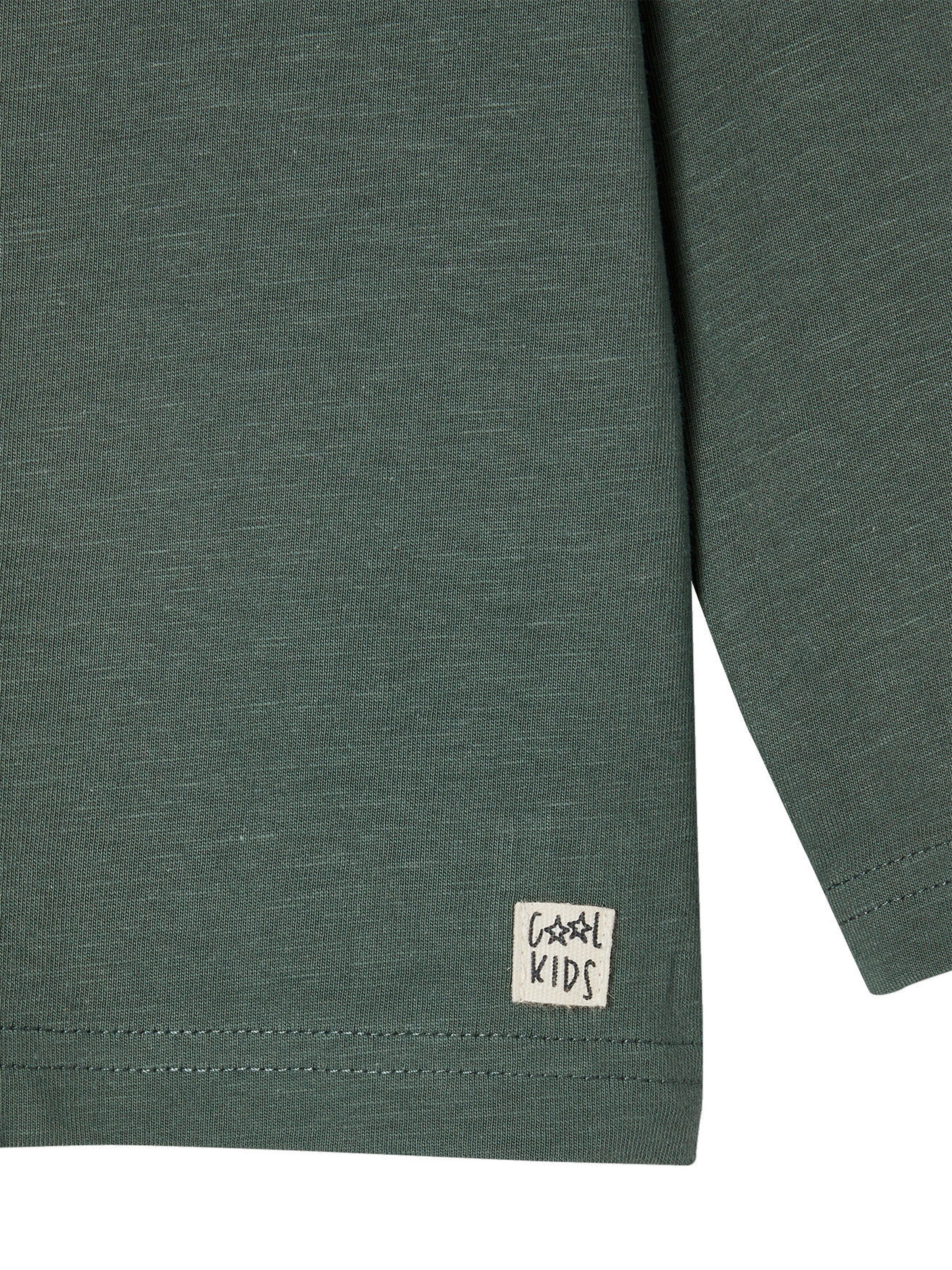 Vertbaudet Jungen Langarmshirt BASIC khaki