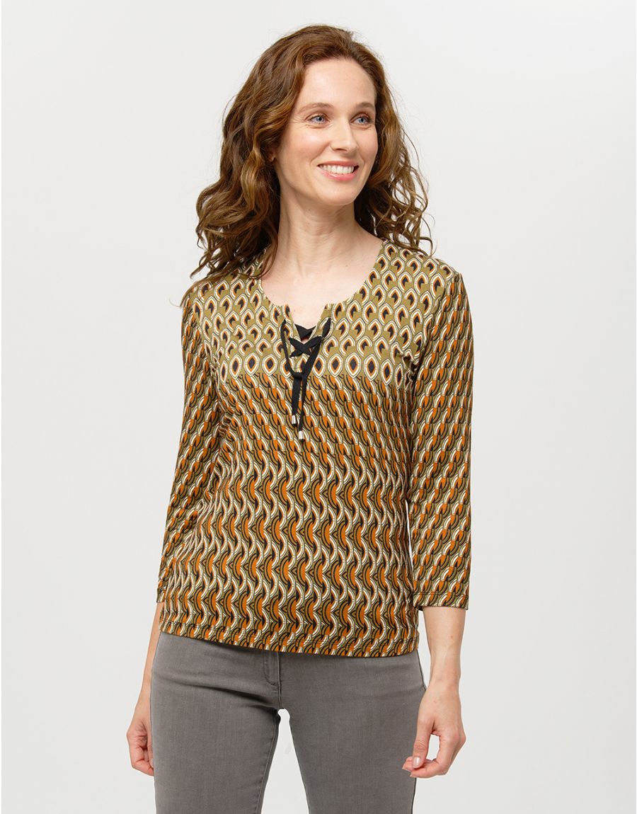 T-shirt motif jaune