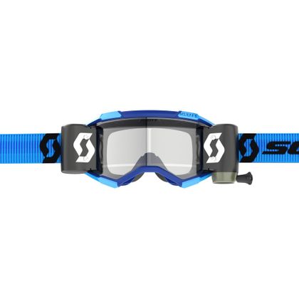Masque cross Scott Fury WFS - blue/black clear works 2024 - Bleu / Noir