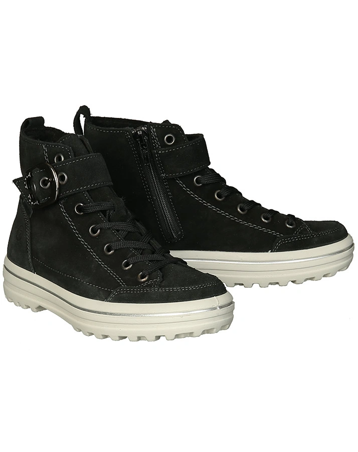 Halbschuhe AVA gefüttert in schwarz