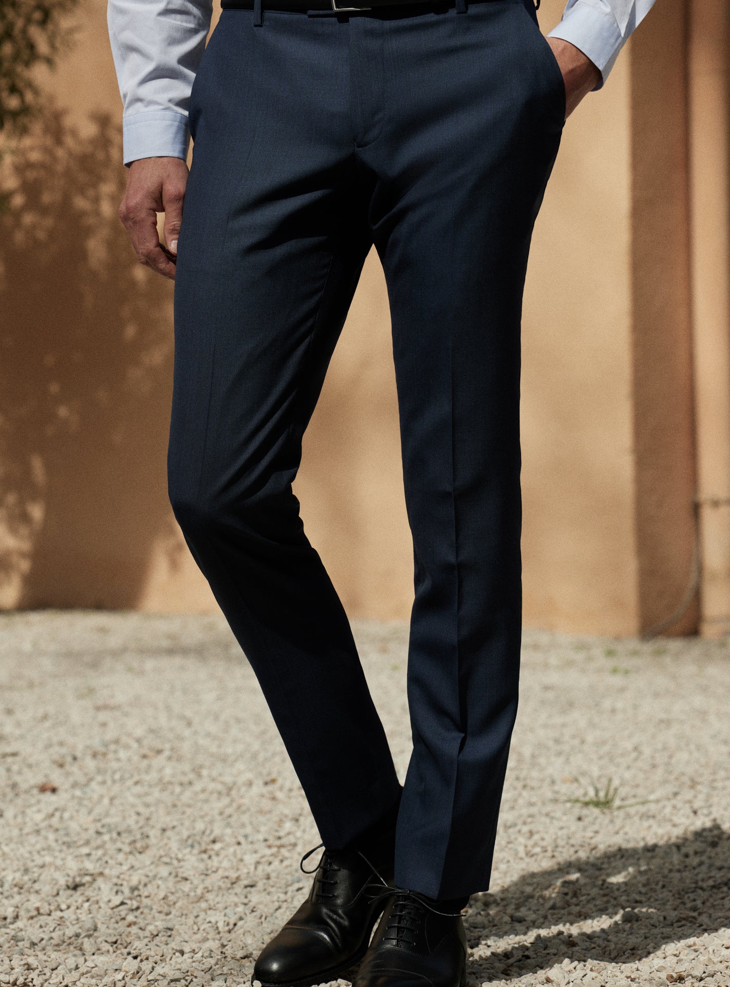 Pantalon de Costume en laine Jones Navy