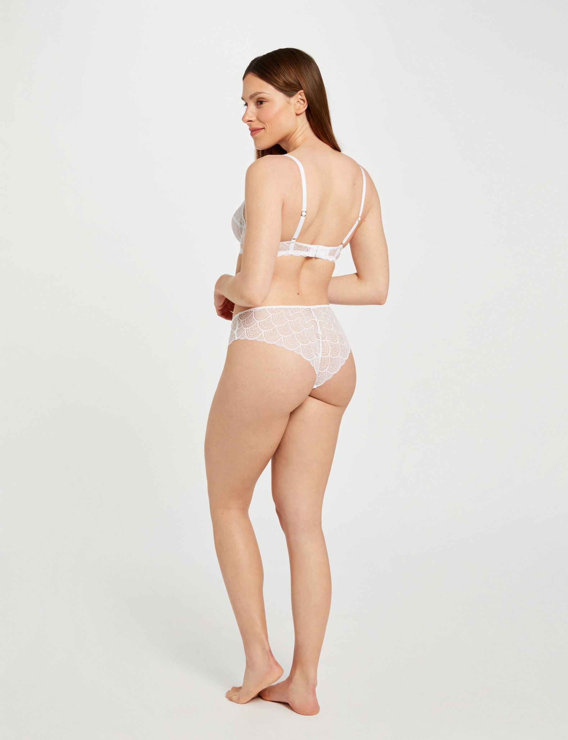 Soutien-gorge armatures blanc femme - blanc