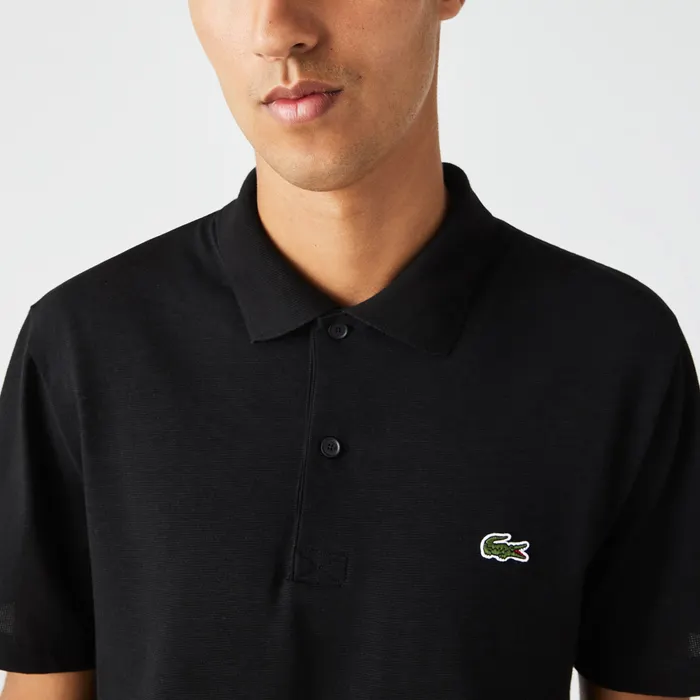 Lacoste Ribbed Collar Polo Heren