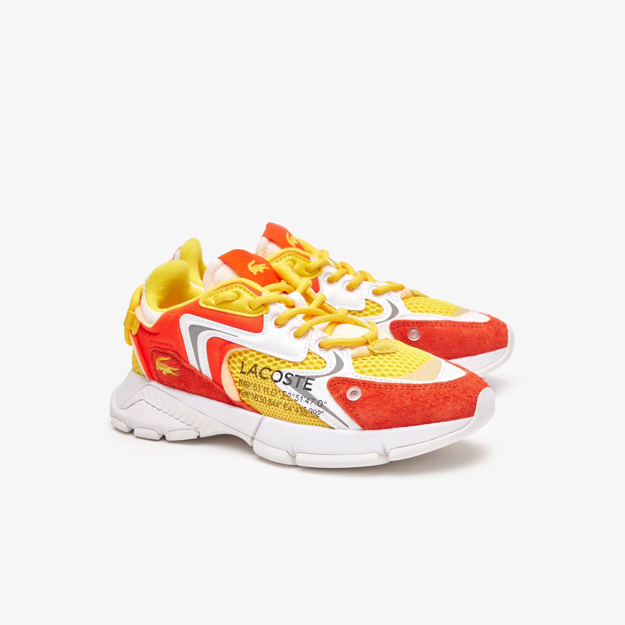 Sneakers L003 Neo femme en textile Sneakers - Jaune - Lacoste - Femme
