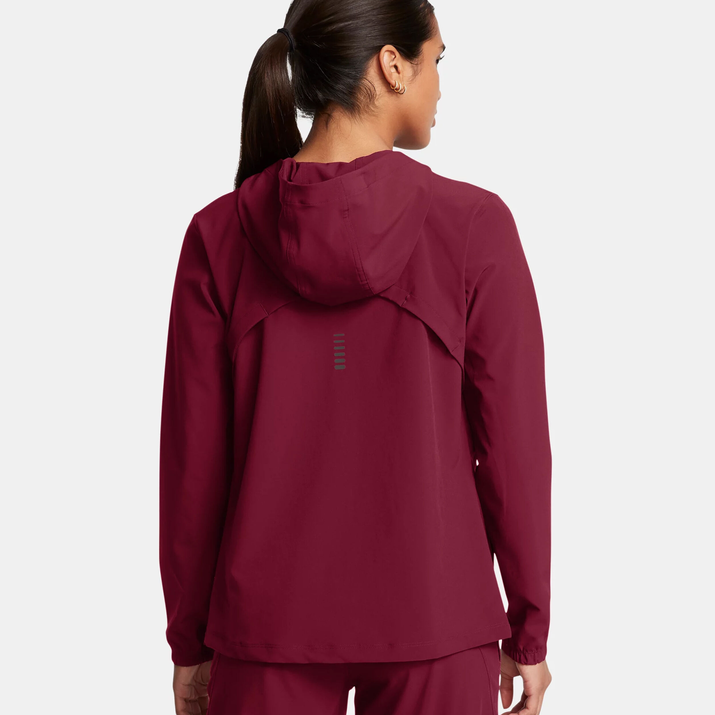 Under Armour Outrun The Storm Jacket Veste Running Femmes - Rouge Foncé