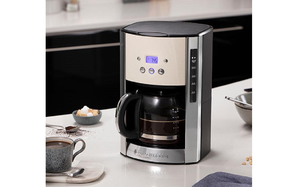 Filterkaffeemaschine Luna Stone Silber/SteingrauDigitale Glas-Kaffeemaschine