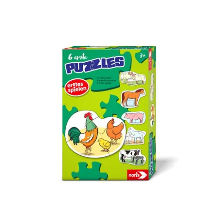Noris 6 erste Puzzles – Bauernhoftiere