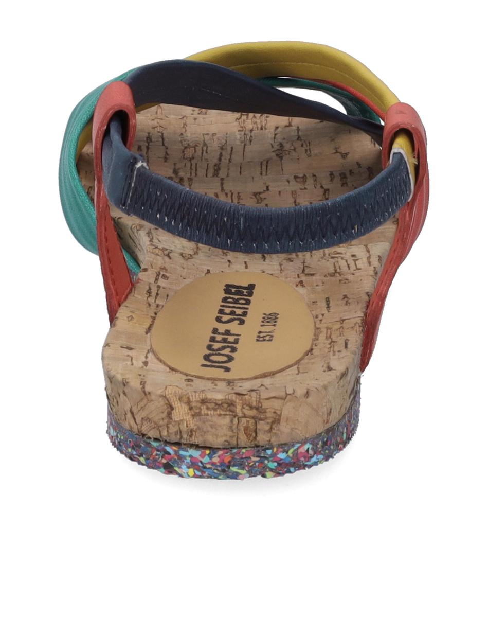 Sandale Henriette 01, rot-multi