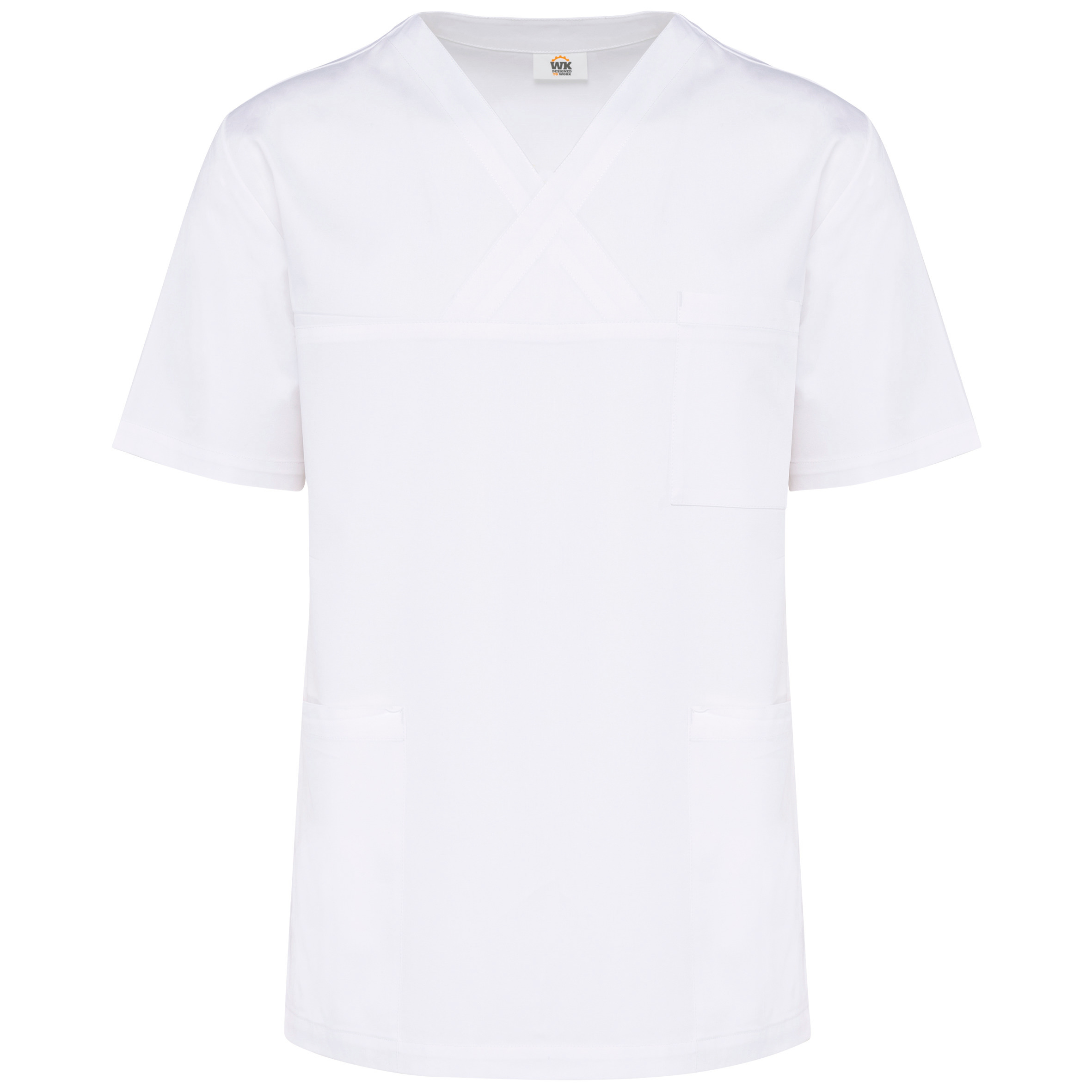 WK. Designed To Work WK504 - Tunique coton manches courtes unisexe