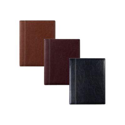 Brepols Palermo - Répertoire Carnet d'adresses à spirale 8,9 x 16 cm - marron