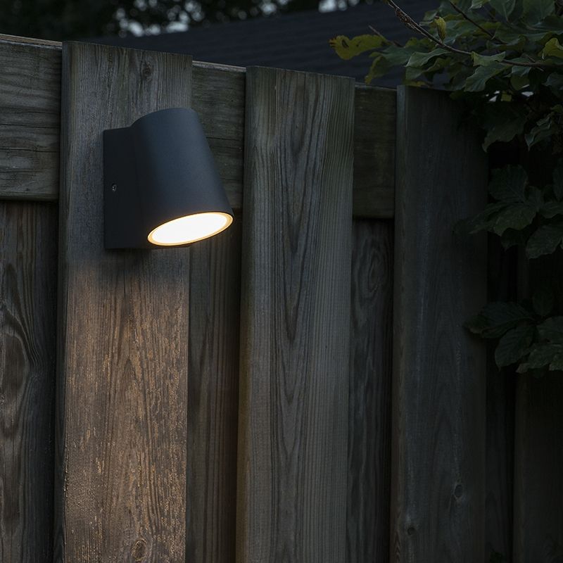 Moderne buitenwandlamp antraciet incl. LED - Uma