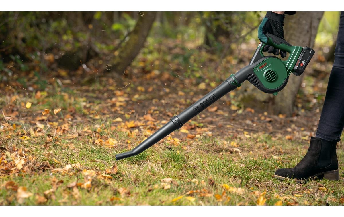BOSCH Akku-Laubbläser Mit Akku/Ladegerät