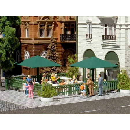 Vollmer 47665 - Biergarten-Sonnenschirme, Spur N