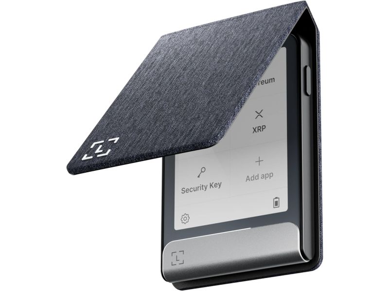 Ledger Flex Magnet Folio Business Charcoal Magnetisches Schutz-Etui für Krypto-Wallets mit Touchscreen