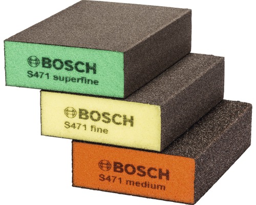 Bosch schuursponsset 3-delig.
