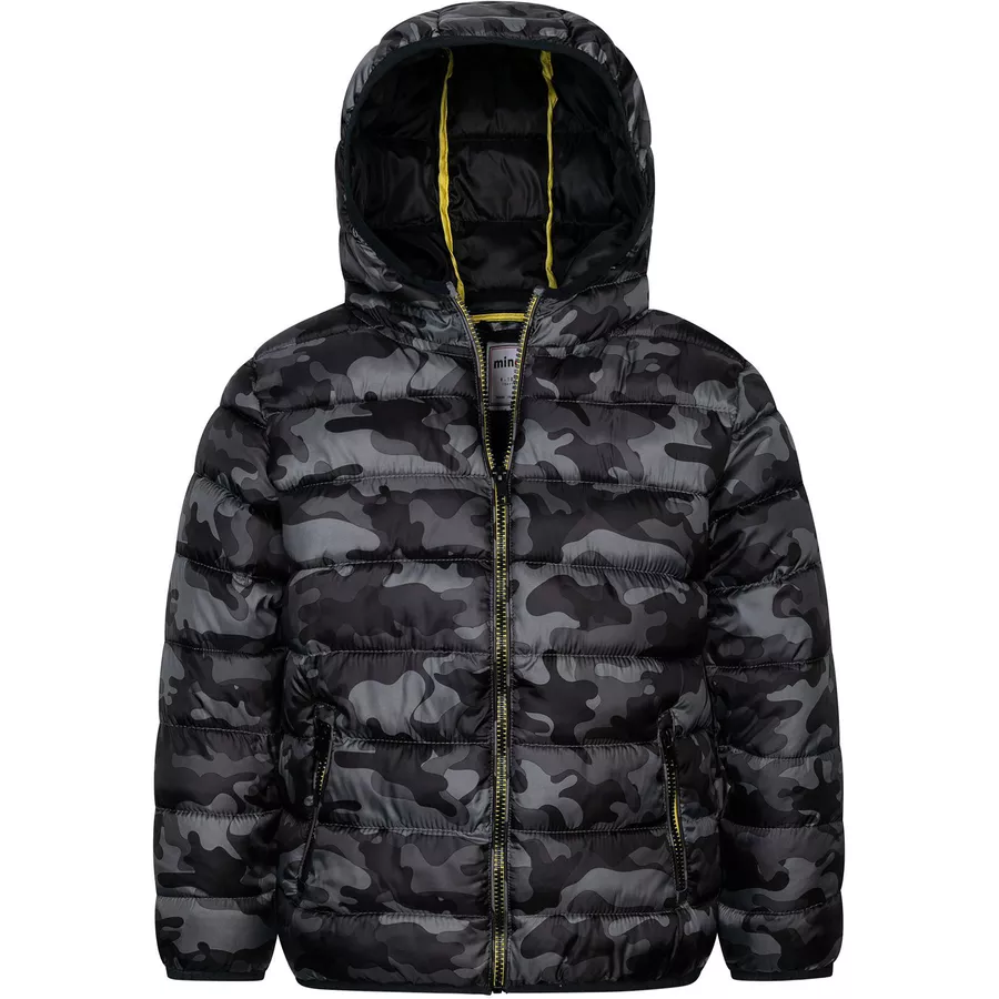 MINOTI Steppjacke mit Kapuze Schwarz