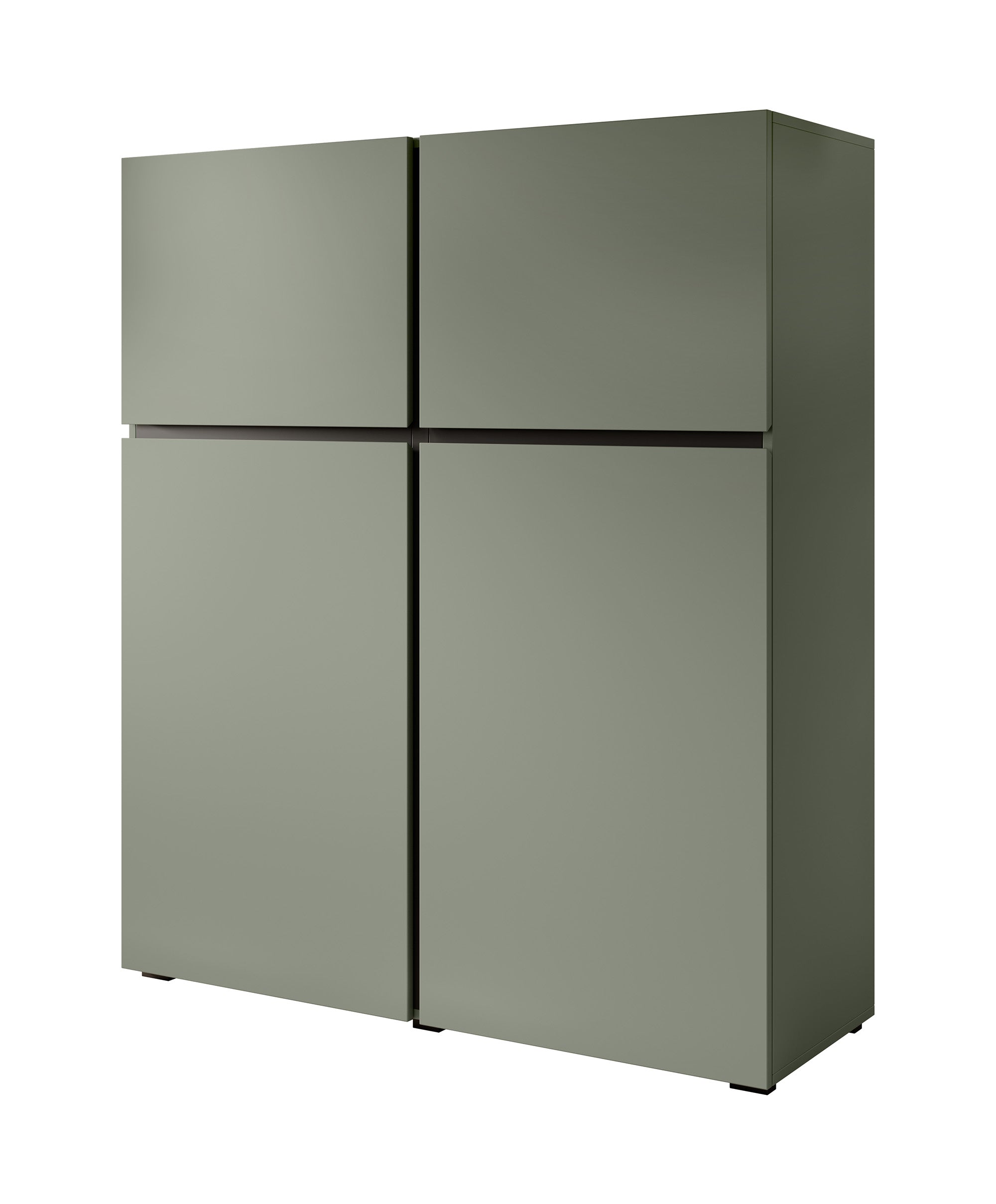 Meubella - Dressoir Cainan - Groen - 119 cm - Hoog