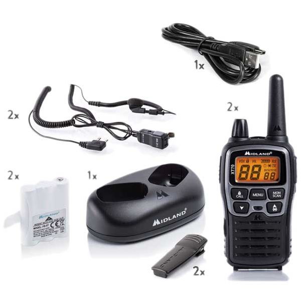 Midland Walkie-Talkies XT-70 C1180
