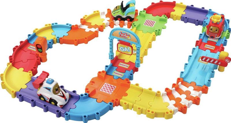 VTech - Toet Toet Auto's Wegdelen Combi Deluxe - Multikleuren - Voor Jongens en Meisjes - Van 1 tot 5 Jaar