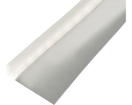 Gladde plaat L-vorm aluminium naturel 96x28 mm, 1 m