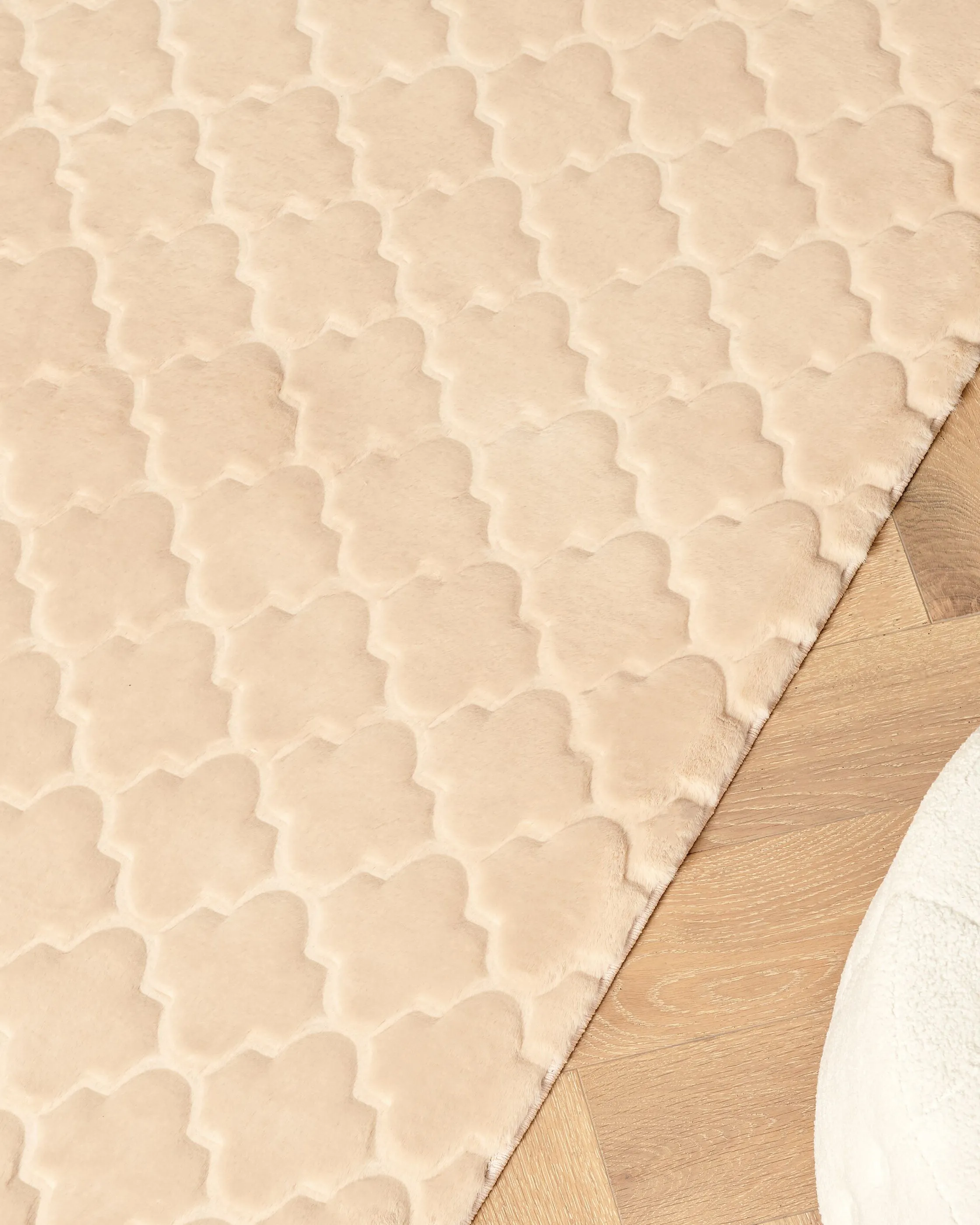 Kunstbontkleed GHARO Beige 160 x 230 cm