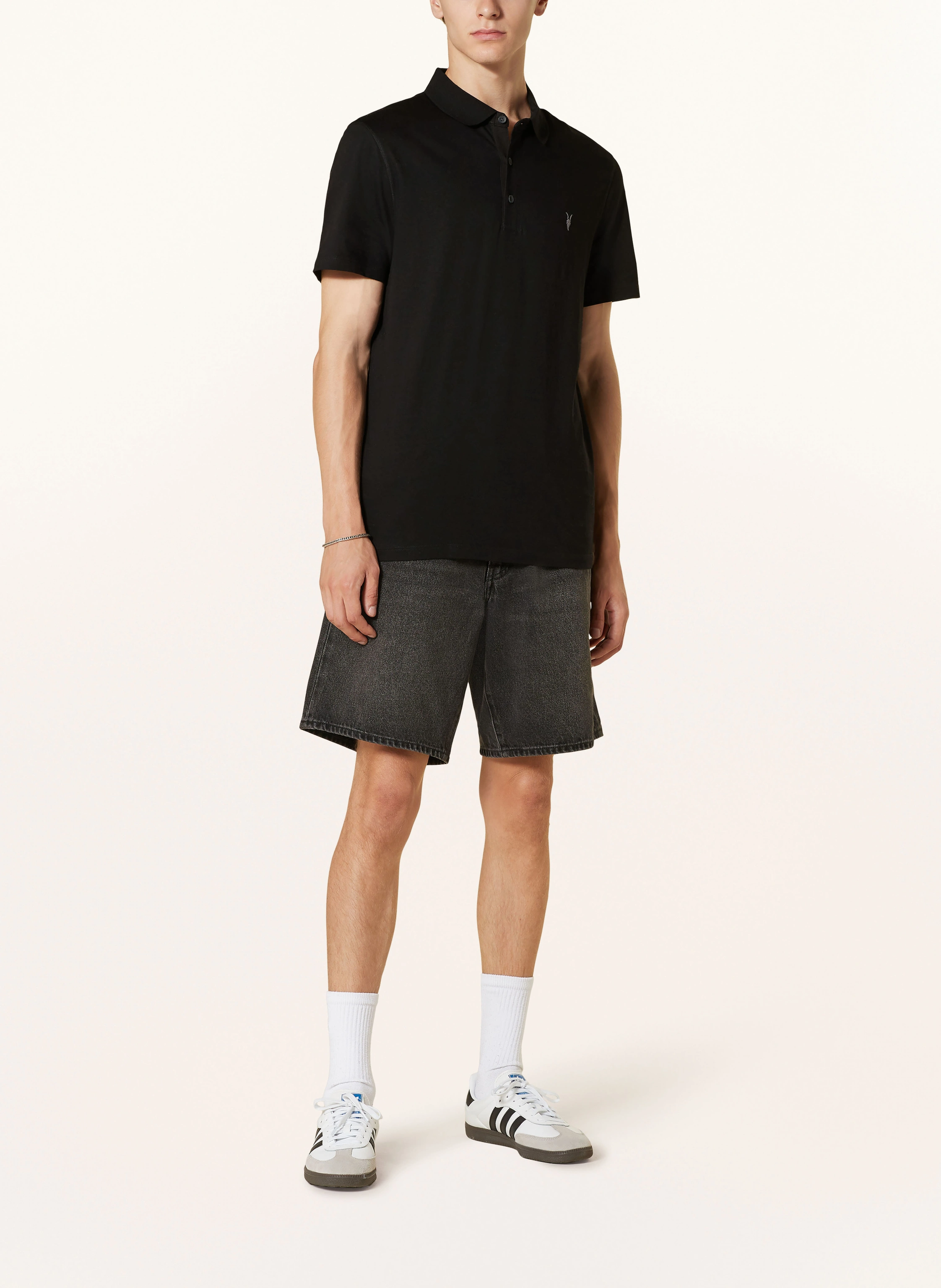 ALLSAINTS Jersey-Poloshirt REID Slim Fit