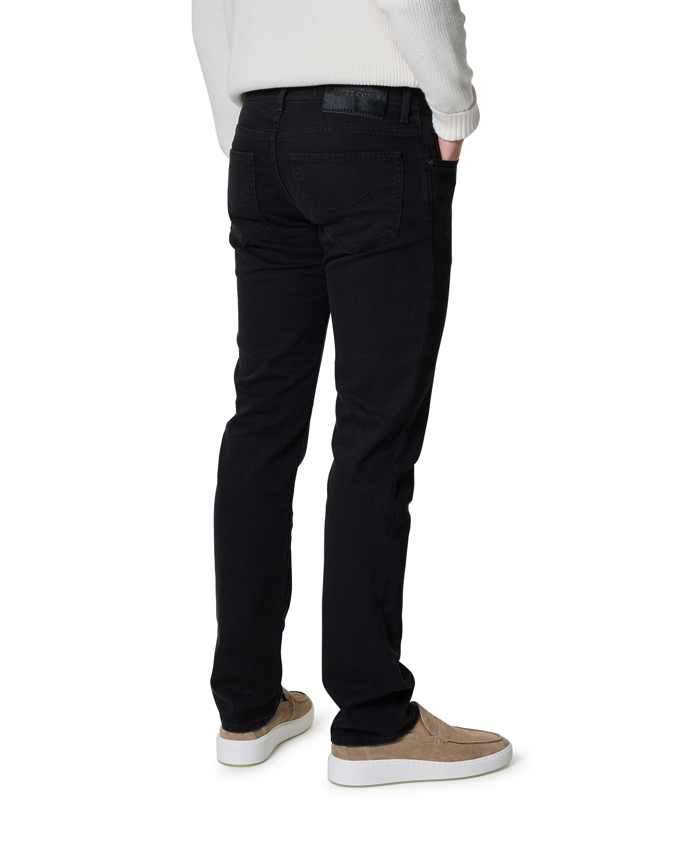 Jacob Cohën Nick Slim 5 Pocket heren jeans zwart