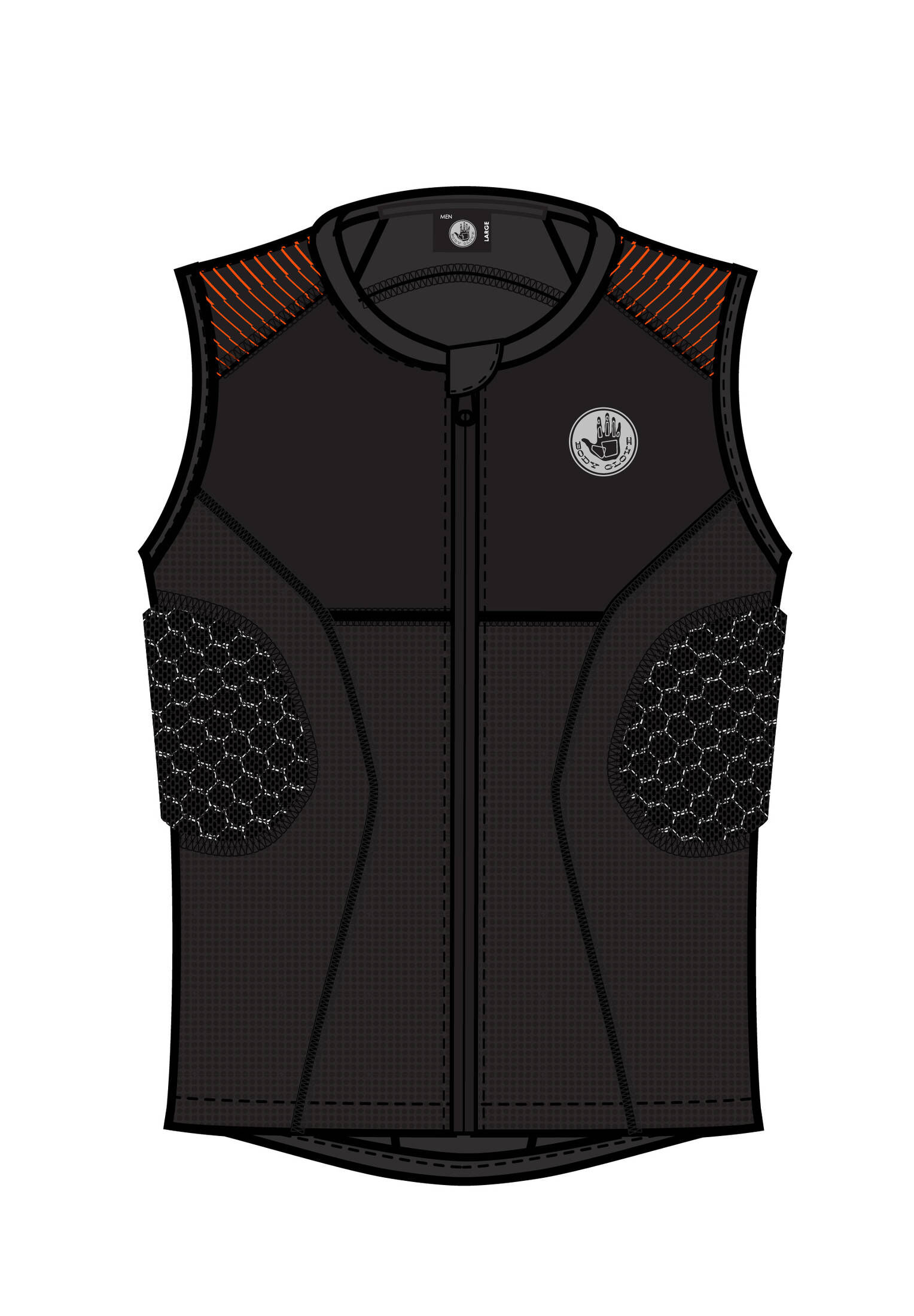 Body Glove| Herren Protektor-Weste POWER-PRO
