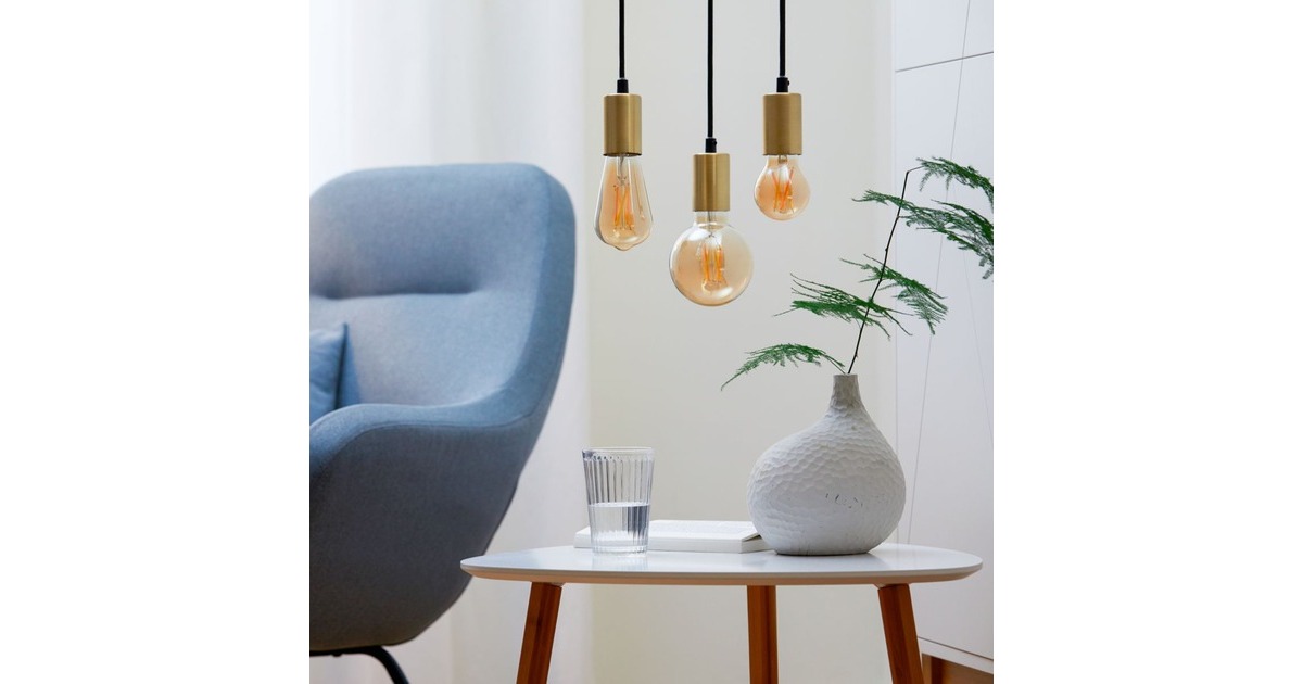 WiZFilament amber ST64 E27 ledlamp  (Wifi + Bluetooth protocol)