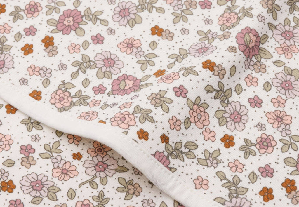 jerseywiegdeken Retro Flowers