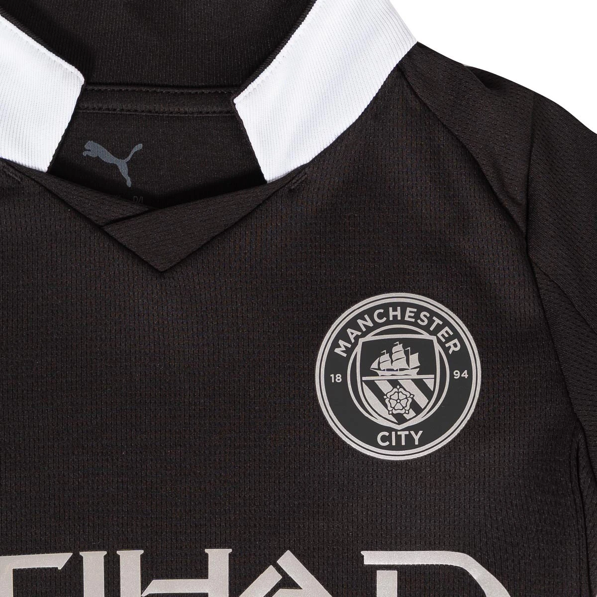 Conjunto Puma Manchester City Segundo Equipamento 2025-2026 Criança