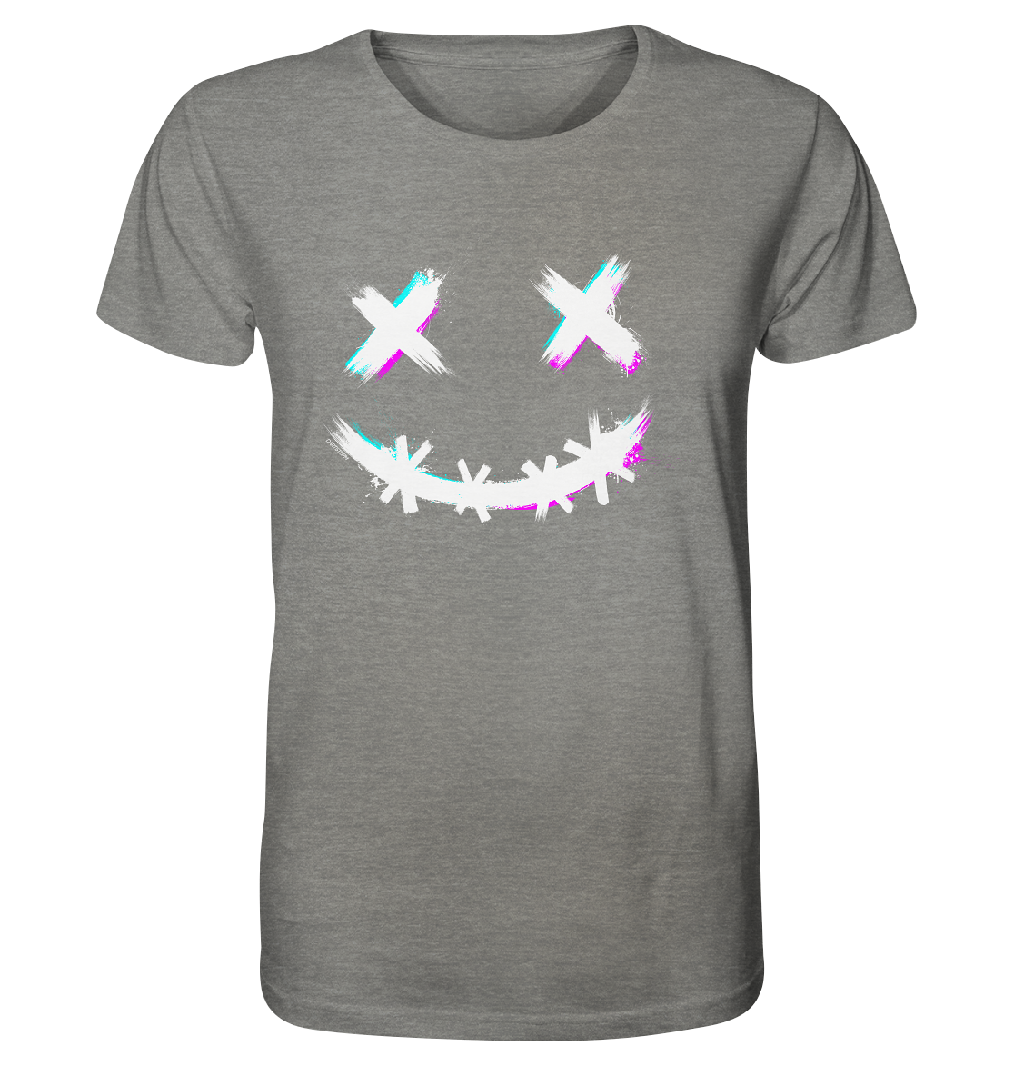 DartSturm - Scary Smile - Weiß - Organic Shirt