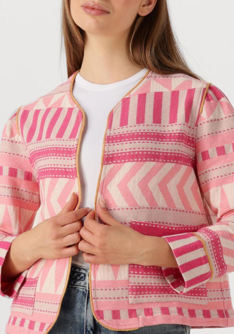 roze nema gewatteerde jas n306