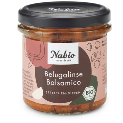 Bio-Aufstrich Belugalinse Balsamico