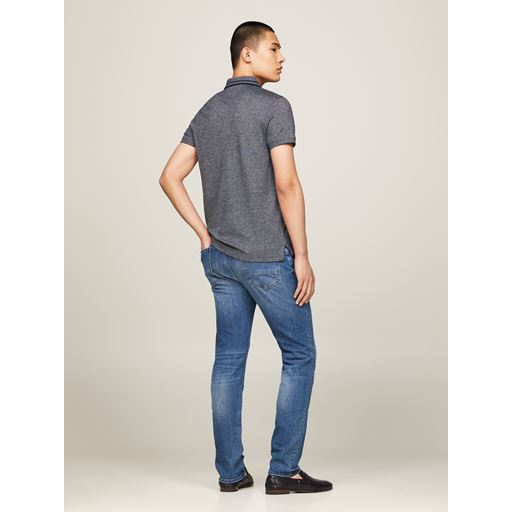 Tommy Hilfiger Pretwist Mouline Polo, Desert Sky, L