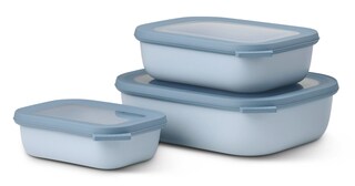 MEPAL Frischhaltedose CIRQULA 3er Set nordic blue