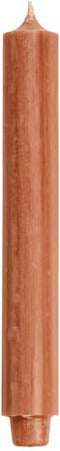Rustik Lys dinerkaars oranjebruin 21 uur D 3,2 H 30 cm
