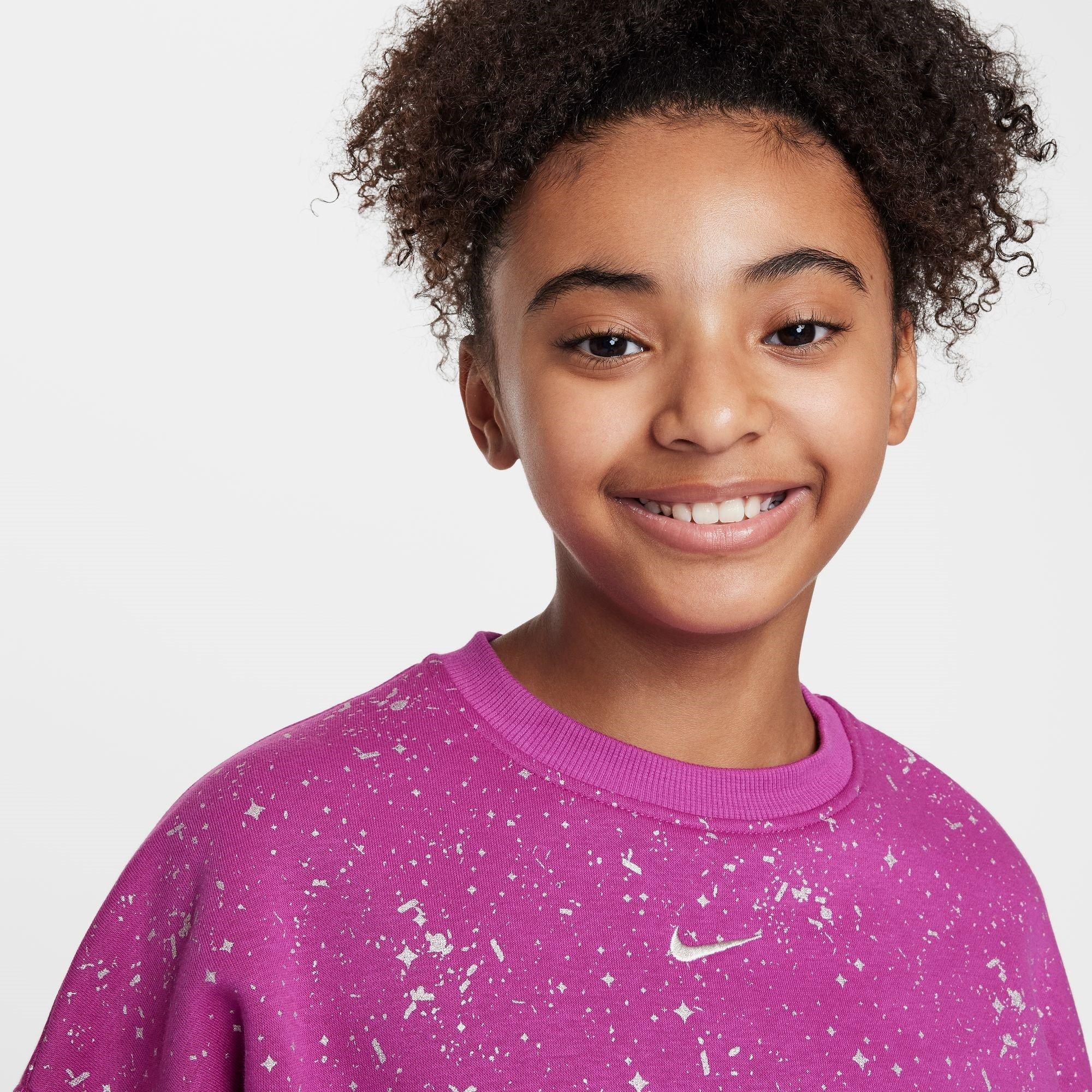 Nike Nike Sportswear Club Fleece Big Kids' (Girls') Boxy Crew