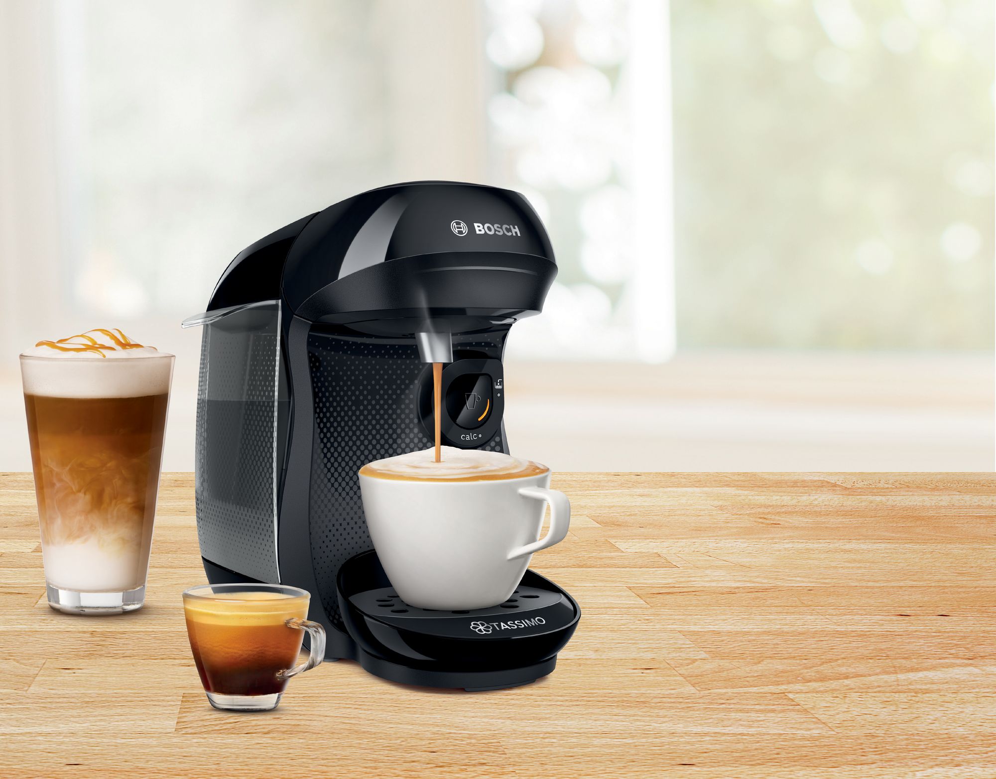 # PRODUTO RECONDICIONADO # TASSIMO HAPPY TAS1002N--B Máquina de Café Multibebidas