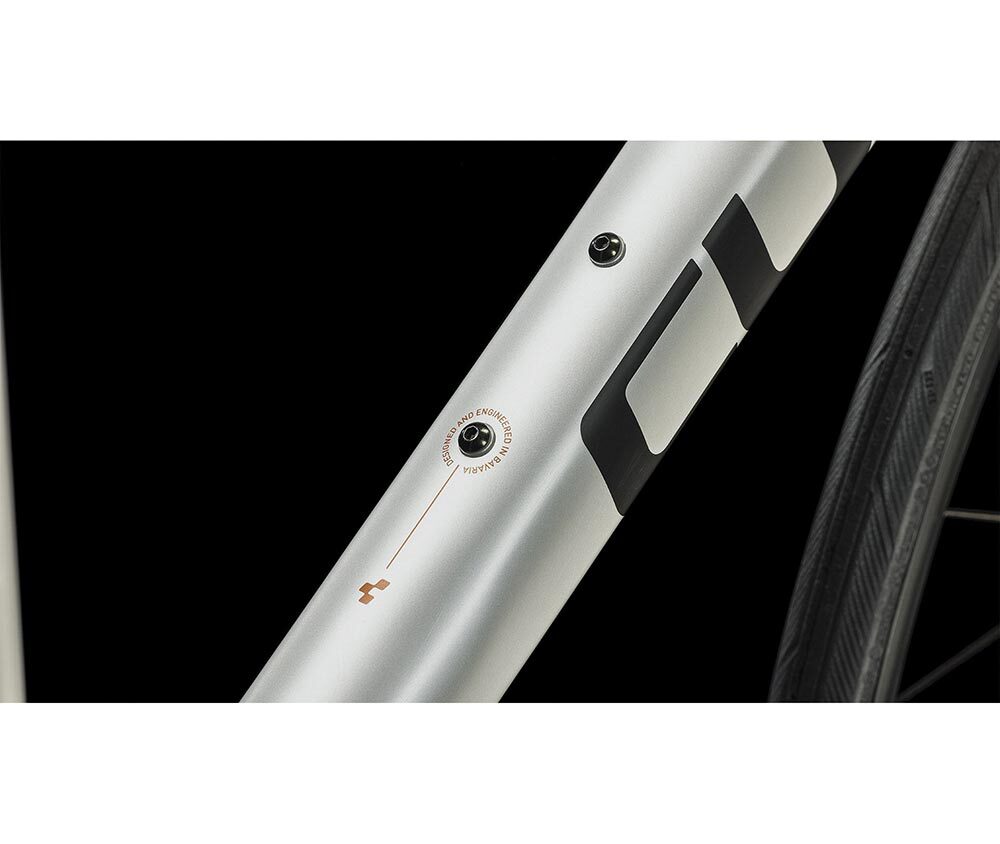 Cube Attain Pro Racefiets Zilver/Oranje Heren
