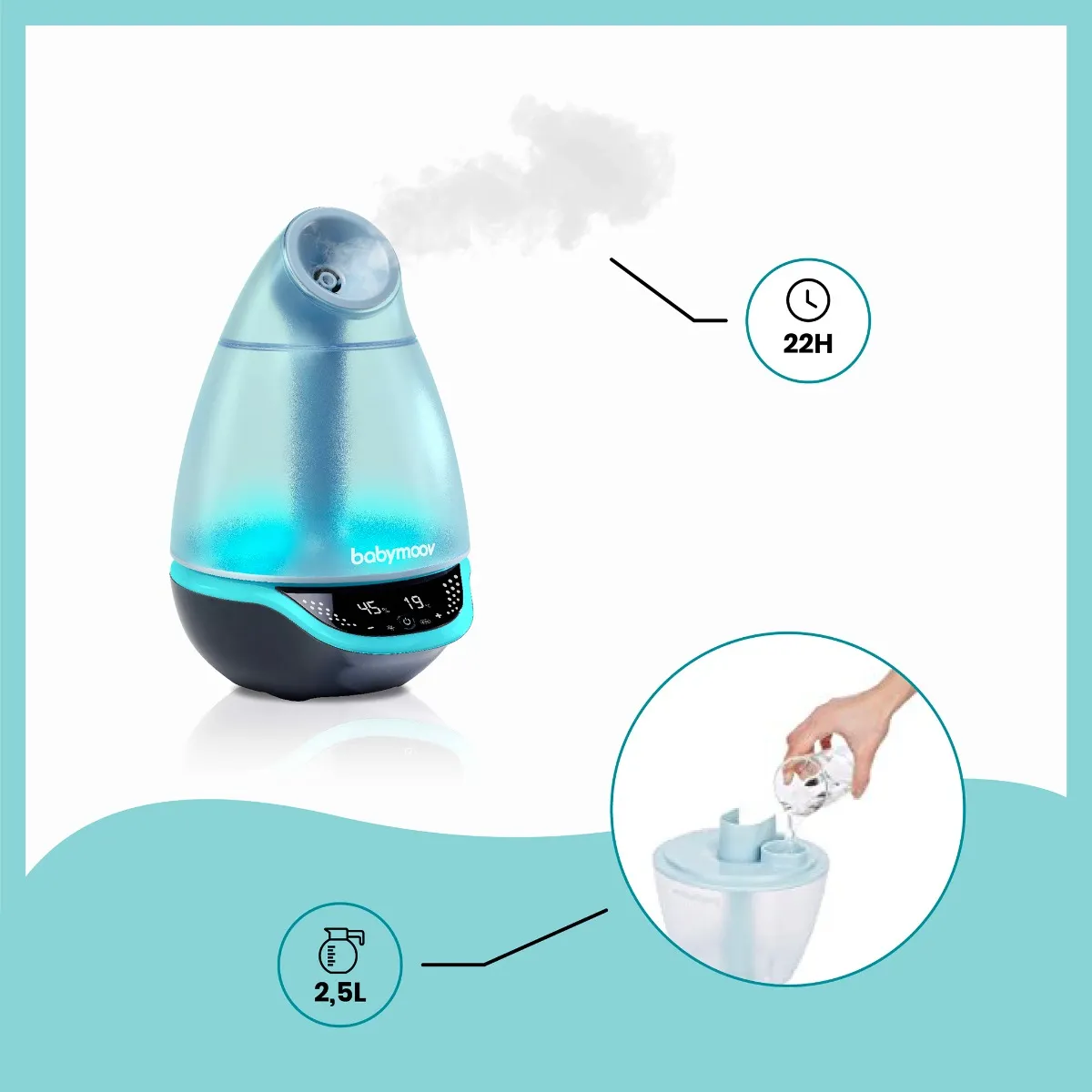 Babymoov Humidificateur Hygro Plus
