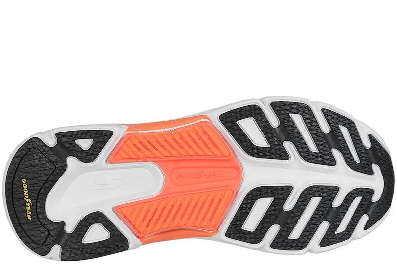 SKECHERS MAX CUSHION SLIP-INS SNEAKERS I NAVYBLÅ TEKSTIL